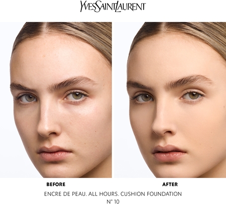 Yves Saint Laurent Encre de Peau All Hours Cushion fond de teint longue tenue coussin SPF 50+
