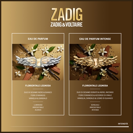 ZADIG&VOLTAIRE ZADIG L'INTENSE eau de parfum intense da donna