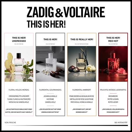 ZADIG&VOLTAIRE THIS IS HER! RED HOT Eau de Parfum für Damen