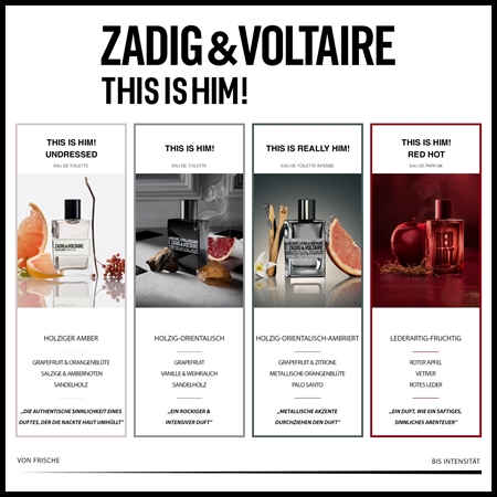 ZADIG&VOLTAIRE THIS IS HIM! RED HOT Eau de Parfum für Herren