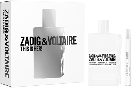 zadig & voltaire this is her! woda perfumowana 100 ml   zestaw  
