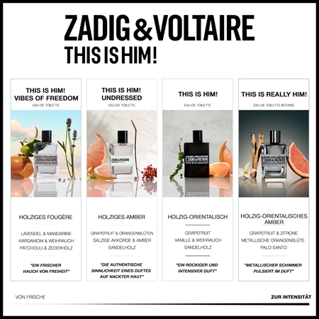 ZADIG&VOLTAIRE THIS IS HIM! Undressed Eau de Toilette per uomo