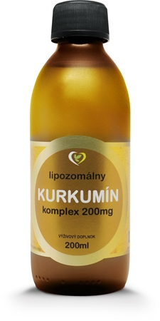 Zdravý svet Lipozomální vitamíny Kurkumin perorální roztok pro výživu kloubů a chrupavek