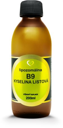 Zdravý svet Lipozomální vitamíny B9 Kyselina listová perorální roztok s kyselinou listovou