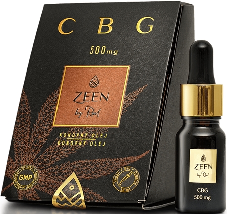 ZEEN by Roal CBG 500 mg konopljino olje s koencimom Q10
