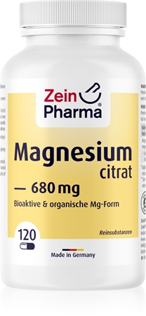 ZeinPharma Magnesiumcitrat 680 mg kapsler til effektivt magnesiumtilskud