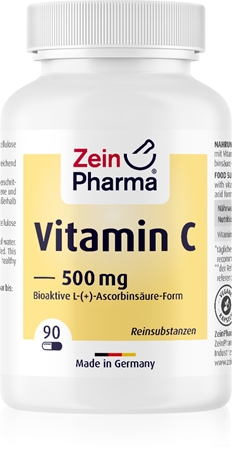 ZeinPharma Vitamin C 500 mg Kapseln mit antioxidativer Wirkung