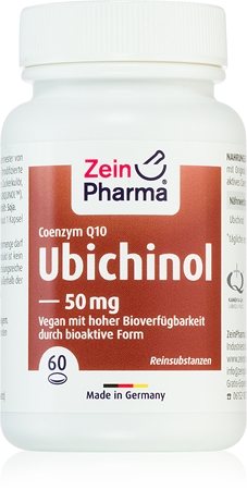 ZeinPharma Coenzym Q10 Ubichinol 50 mg Kapseln zur Unterstützung des Energiestoffwechsels