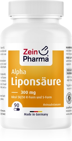 ZeinPharma Alpha-Liponsäure 300 mg Nahrungsergänzungsmittel für Ihr Wohlbefinden