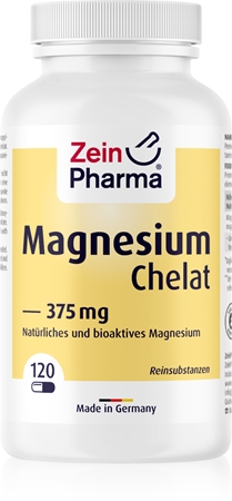 ZeinPharma Magnesiumchelat 375 mg kapsle pro efektivní doplnění hořčíku