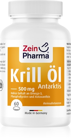 ZeinPharma Krill Öl Antarktis 500 mg Nahrungsergänzungsmittel für Ihr Wohlbefinden