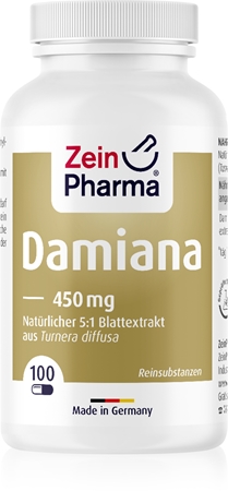 ZeinPharma Damiana 450 mg Kapseln aus Kräutern
