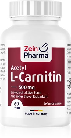 ZeinPharma Acetyl-L-Carnitin 500 mg Kapseln für Sportler
