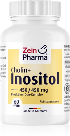 ZeinPharma Cholin-Inositol 450/450 mg Nahrungsergänzungsmittel für Ihr Wohlbefinden