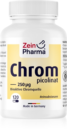 ZeinPharma Chrompiccolinat 250 µg Kapseln zur Förderung der physischen und mentalen Gesundheit