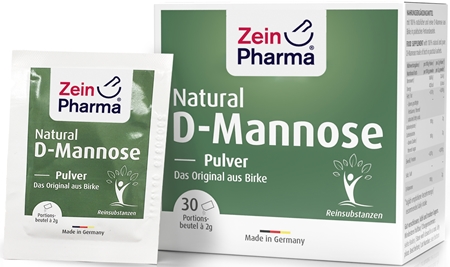 ZeinPharma Natural D-Mannose 2g Sachets Nahrungsergänzungsmittel für Ihr Wohlbefinden