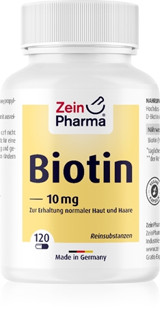 ZeinPharma Biotin 10 mg Kapseln für wunderschöne Haare und Haut