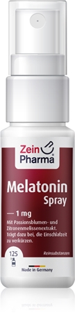 ZeinPharma Melatonin 1 mg sprej při potížích se spánkem a usínáním