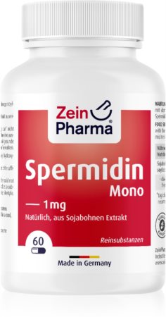 ZeinPharma Spermidin Mono 1 mg Kapseln zur Förderung des physischen und psychischen Gleichgewichts