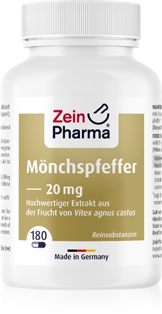 ZeinPharma Mönchspfeffer 20mg Nahrungsergänzungsmittel für Ihr Wohlbefinden