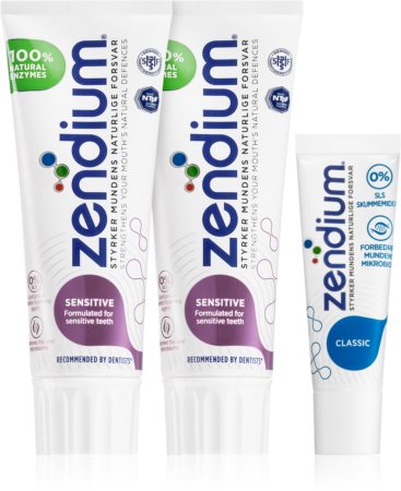 Zendium Sensitive conditionnement avantageux pour les dents