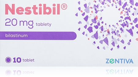 Zentiva Nestibil 20 mg tablety k léčbě příznaků senné rýmy a reakce na alergeny ve vzduchu
