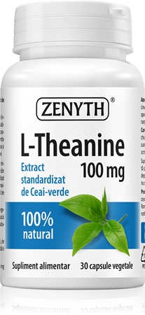 Zenyth L-Theanine 100 mg capsule pentru susținerea memoriei și a concentrării
