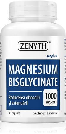 Zenyth Magnesium Bisglycinate capsule pentru suplimentarea eficientă a aportului de magneziu