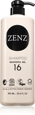 ZENZ Organic Rhassoul No. 16 подхранващ шампоан с глина с аромат на карамел