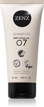 ZENZ Organic Deep Wood No. 07 stärkendes Shampoo für empfindliche Kopfhaut