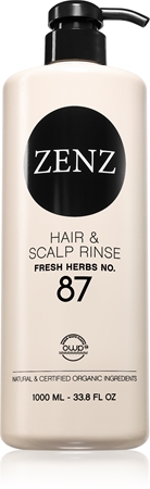 ZENZ Organic Fresh Herbs No. 87 soin intense pour restaurer le cuir chevelu
