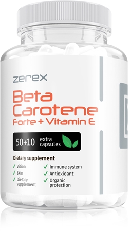 Zerex BetaKaroten forte + Vitamín E Kapseln mit Betakarotin