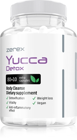 Zerex Yucca Detox kapszula a szervezet méregtelenítésének támogatására