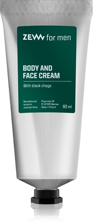 Zew For Men Body and Face Cream With Black Chaga Creme für Körper und Gesicht