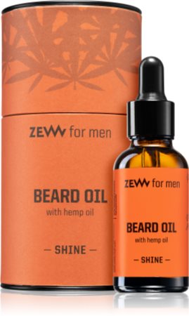 Zew For Men Beard Oil with Hemp Oil huile pour barbe à l'huile de chanvre