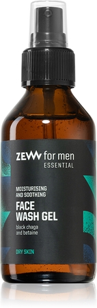 Zew For Men FACE WASH Essential moisturising and soothing ενυδατικό καθαριστικό τζελ για ξηρό και ευαίαισθητο δέρμα