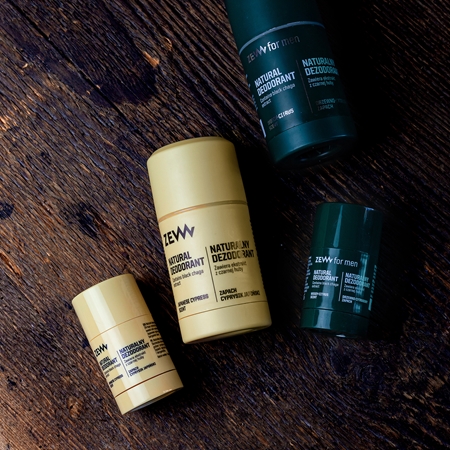 Zew For Men Natural Deodorant desodorizante em stick