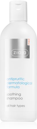 Ziaja Med Antipruritic Dermatological Formula champô apaziguador  para o couro cabeludo sensível