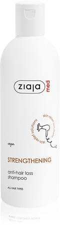 Ziaja Med Strengthening Dermatological Formula šampūnas nuo plaukų slinkimo