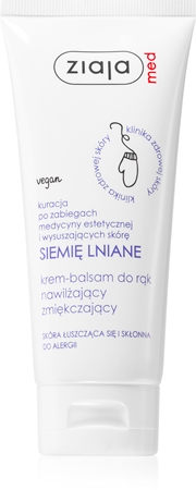 Ziaja Med Linseed creme de mãos com bálsamo