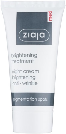 Ziaja Med Whitening Care Anti-Wrinkle Night Cream For Skin With Hyperpigmentation