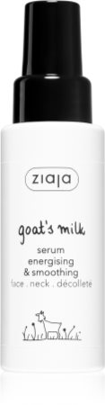 Ziaja Goat's Milk sérum hidratante de suavização para uma pele mais brilhante para rosto, pescoço e decote