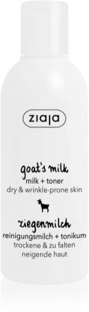 Ziaja Goat's Milk Leite de limpeza + Tónico Facial 2 em 1
