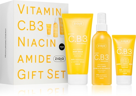 Ziaja Vitamin C.B3 Niacinamide coffret cadeau visage et corps