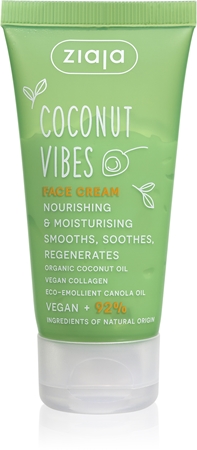 Ziaja Coconut Vibes Gesichtscreme für die Nacht für die Regeneration der Haut