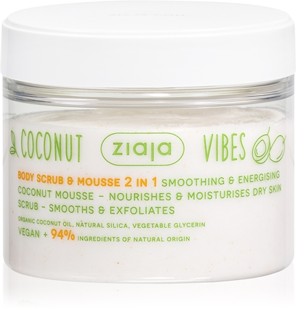Ziaja Coconut Vibes tělový peeling s hydratačním účinkem