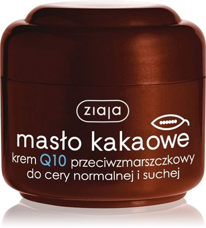 Ziaja Masło Kakaowe krem Q10 przeciwzmarszczkowy do cery normalnej i suchej