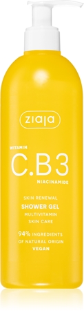 Ziaja Vitamin C.B3 Niacinamide Refreshing Shower Gel