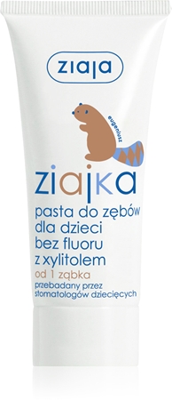 Ziaja Ziajka pasta do zębów dla dzieci bez fluoru z xylitolem