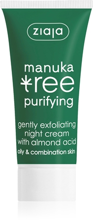 Ziaja Manuka Tree Purifying Peeling-Nachtcreme gegen Akne